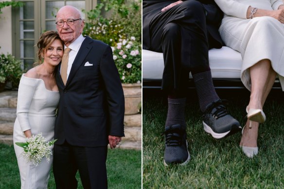Were Rupert Murdoch’s Wedding Sneakers the Ultimate Power Move?