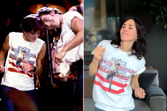 Courtney Cox Revisits Dancing in the Dark Moment with Bruce Springsteen