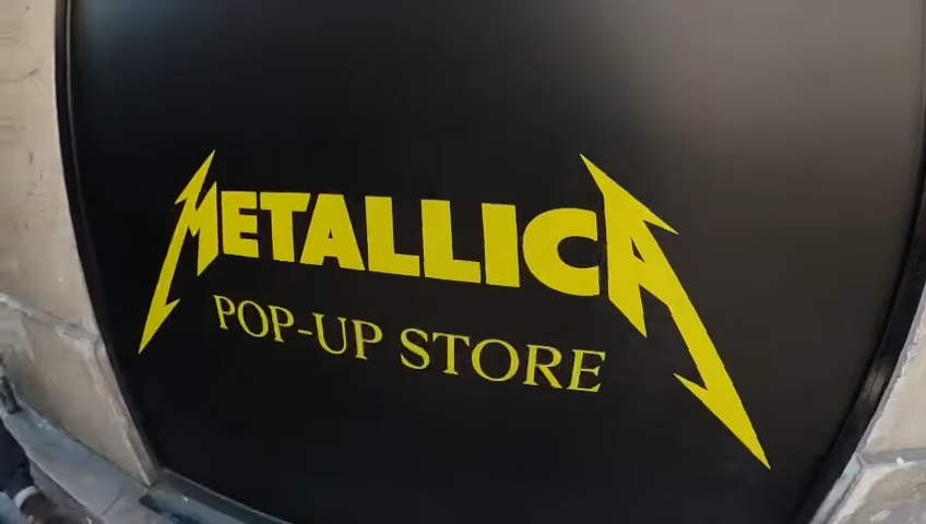 Explore Metallica’s Pop-Up Store in Copenhagen Denmark
