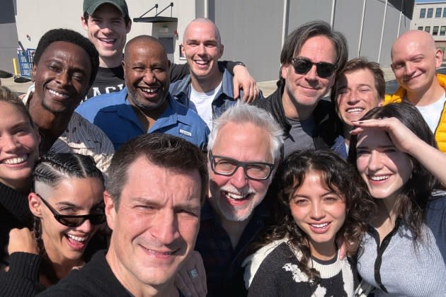 James Gunn Shares Honest Cast Photo After Filming
