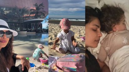 Priyanka Chopra enjoys Sunday at the beach with daughter Malti Marie