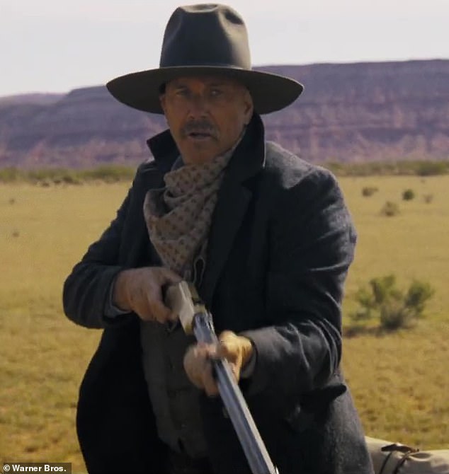 New previews for Kevin Costner’s western saga tease violence
