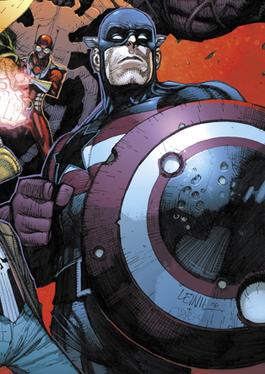 Captain America proves his new shield is the perfect weapon against one of his oldest villains