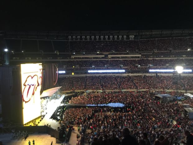 Thousands of fans fill Lincoln Financial Field in Philadelphia for Rolling Stones concert