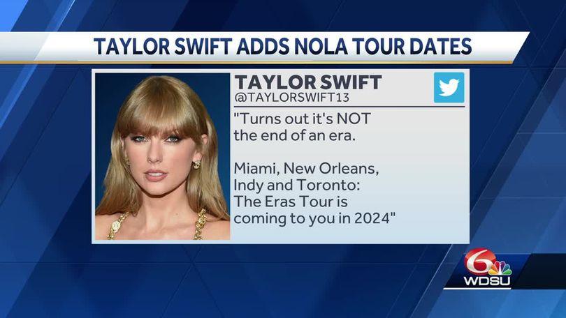 Indianapolis Is Last US Stop on Taylor Swift Eras Tour