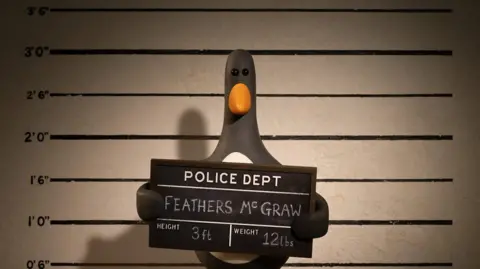 Wallace and Gromit face penguin nemesis Feathers McGraw again