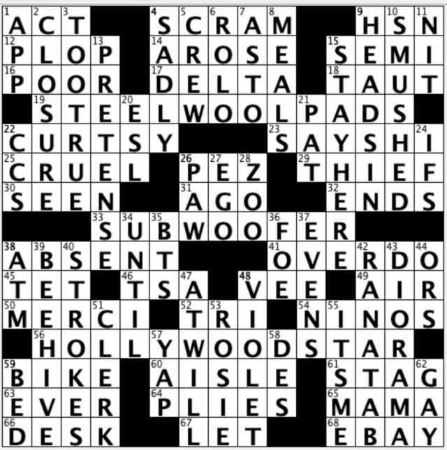 Off the Grid Sally breaks down USA TODAY’s daily crossword puzzle Straight A’s
