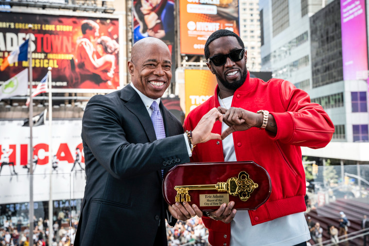 Sean Diddy Combs Returns NYC Key at Mayor Eric Adams Request