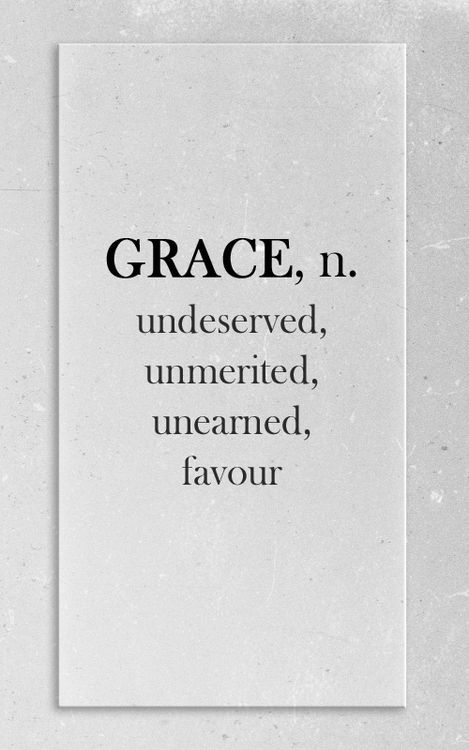 Appreciating Your Grace