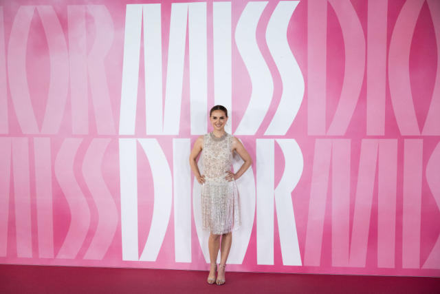 Natalie Portman Stuns in Sheer Tasseled Dress at Dior Tokyo Event