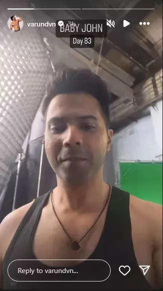 Varun Dhawan shares BTS video from sets of ‘Baby John’ says he’s on a set for first time where four units are working together – See photos