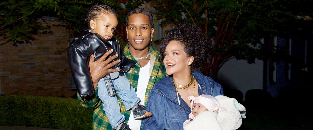 A$AP Rocky Poses With Sons RZA & Riot Rose in Bottega Veneta’s Portraits of Fatherhood Photography Series by Carrie Mae Weems