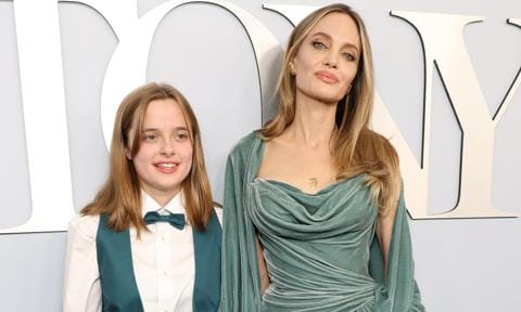 Angelina Jolie and Vivienne Celebrate First Tony Win
