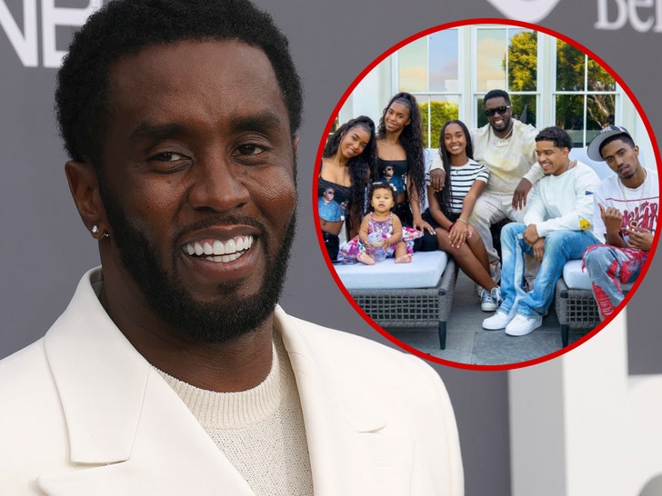 Diddy Showered With Father’s Day Love From Kids Amid Woes
