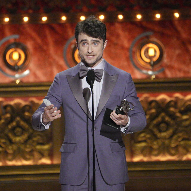 Daniel Radcliffe Wins First Tony for Merrily We Roll Along