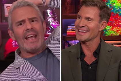 Andy Cohen Yells at Jeff Lewis For Hitting Him ‘Really Hard’ During WWHL Game