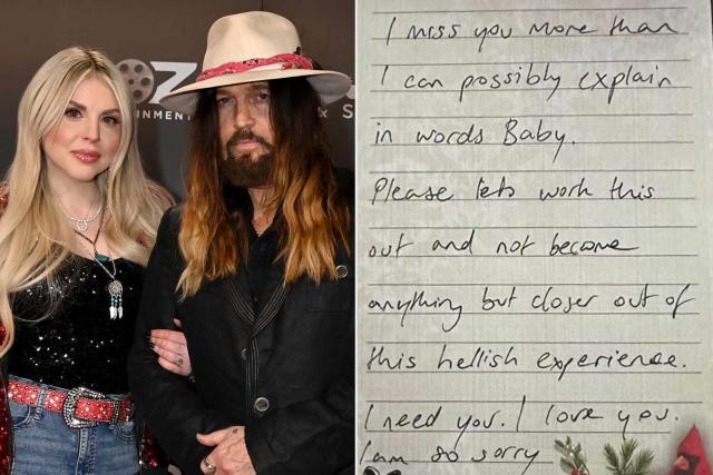 Billy Ray Cyrus Claims Firerose Begged Him Not To Divorce Her