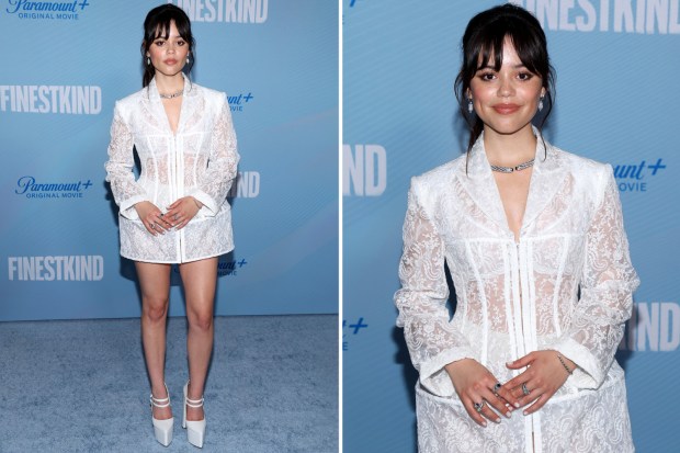 Jenna Ortega Stuns in Red Dress During NYC Outing