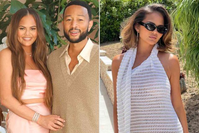 John Legend Praises Wife Chrissy Teigen’s Chic Cannes Crochet Dress