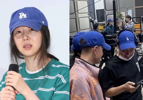 Exclusive BTS Photo Shows NewJeans’ MV Team in Dodgers Hats Matching Min Hee Jin