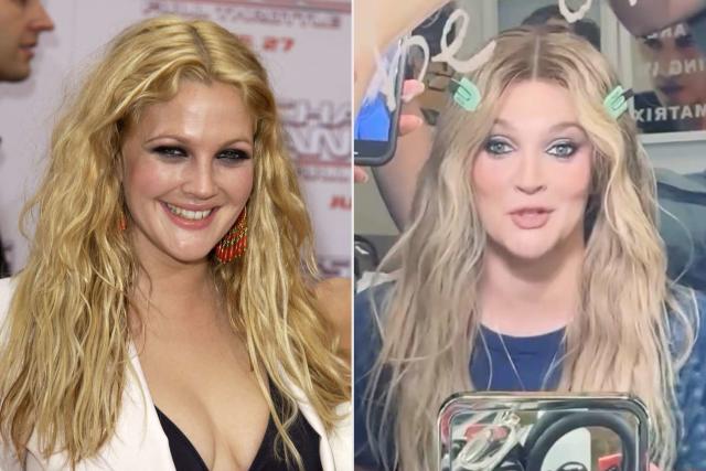 Drew Barrymore Channels Charlies Angels With Blonde Look