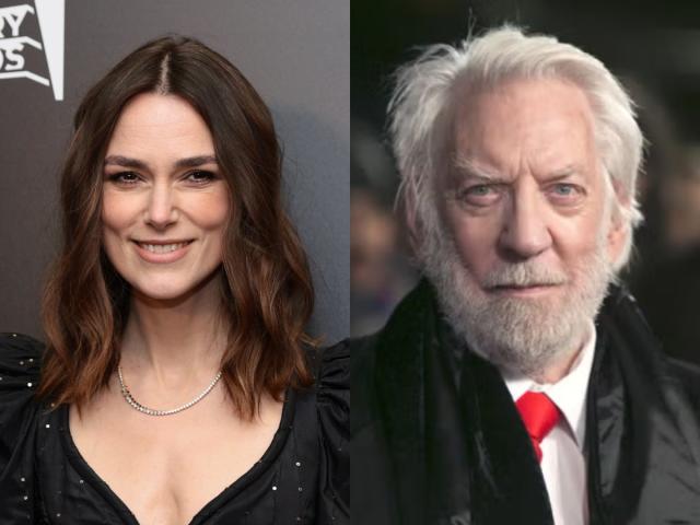 Keira Knightley reveals surprising reason Donald Sutherland wore gas mask to party