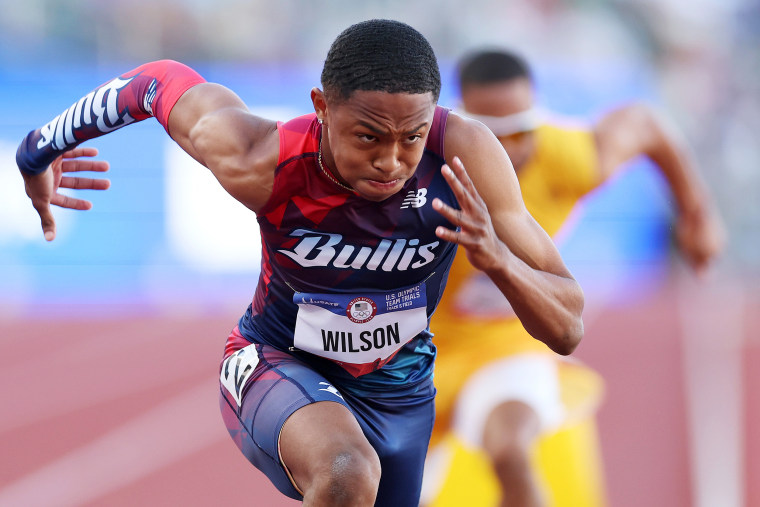 A 16 year old was just fractions of a second shy of becoming youngest male US track Olympian ever