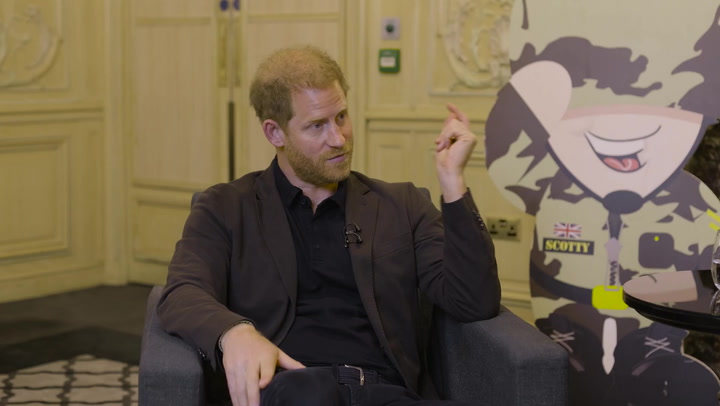 Watch Prince Harry discuss the pain of losing mother Diana in emotional video
