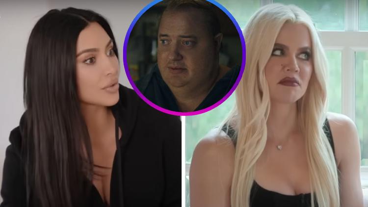 Kim Kardashian Compares Sister Khloé to Brendan Fraser’s Character in The Whale
