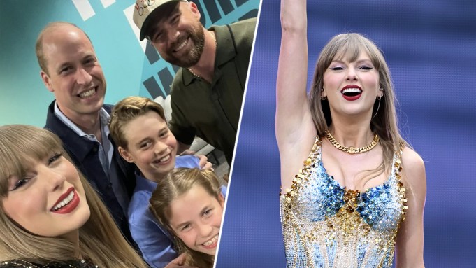 Taylor Swift Helps Prince William and Kids Open Up at London Show