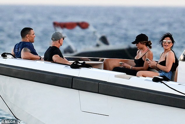 Lauren Sanchez and Jeff Bezos vacation with her ex Tony Gonzalez and his wife