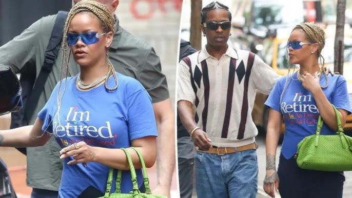 Rihanna trolls fans with ‘I’m retired’ T-shirt while out in NYC