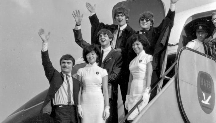 The Beatles in Hong Kong legendary UK rock bands visit in 1964
