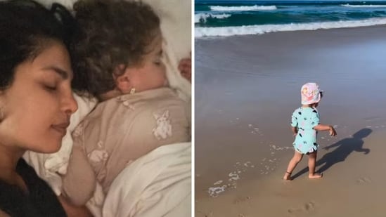 Priyanka Chopra enjoys Sunday at the beach with daughter Malti Marie shares adorable video